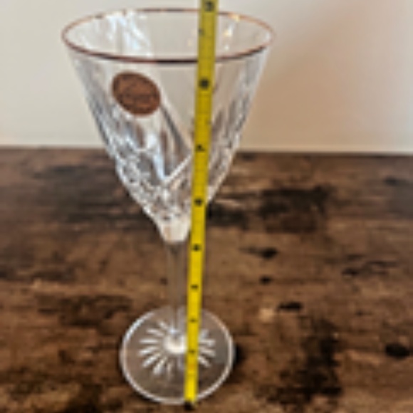 Vintage Cristal D'Arques Cassandra Gold Goblet - Picture 12 of 13